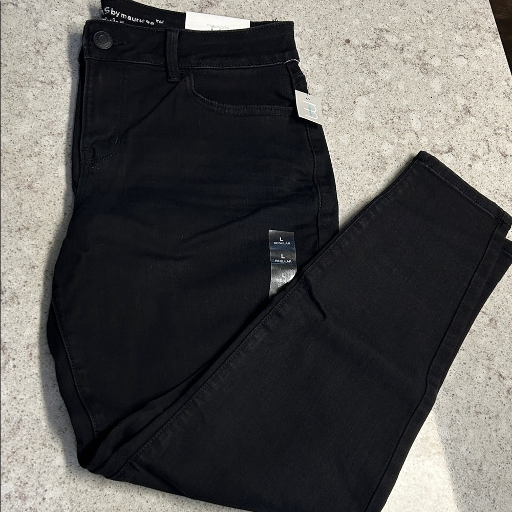 Maurices Dark Black‎ Skinny Jeans